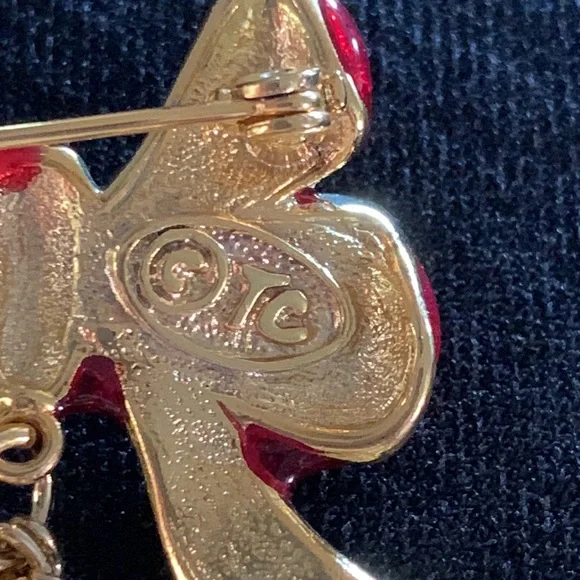 Vintage Christmas Holiday brooch - Picture 4 of 5